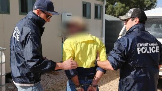 Police make an arrest in the case. Picture: Candace Sutton