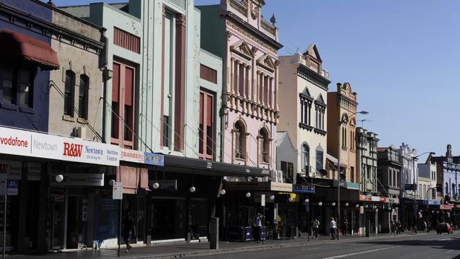 Newtown’s King St was rated by women as one of Sydney’s sexual harassment hotspots. Picture: Timothy Clapin