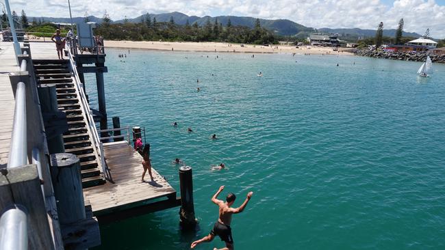 The jetty on Boxing Day 2022. Picture: Chris Knight