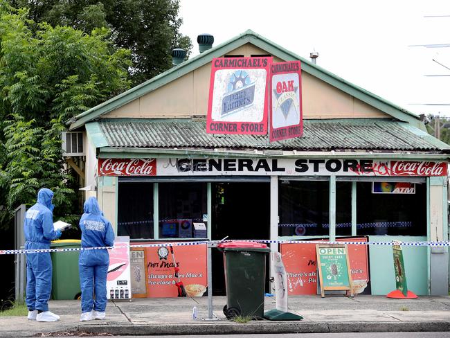 The store where the bungled armed robbery took place. Picture: Sue Graham