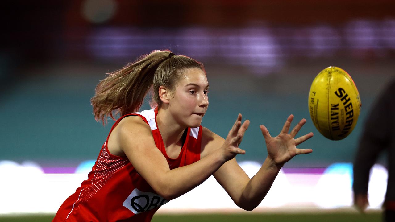 Montana Ham joined the Swans as this year’s AFLW No.1 draft pick. Picture: Phil Hillyard