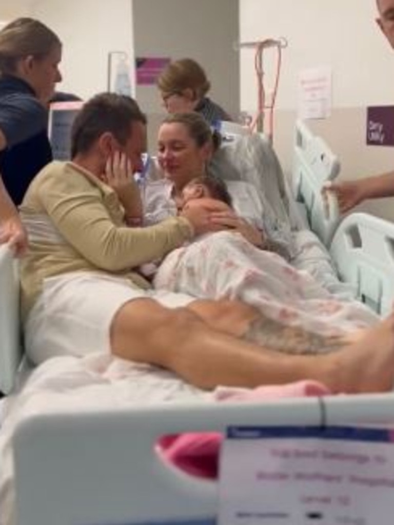 First time parents, Rochelle and Dylan said they were not prepared to say goodbye to their baby daughter, Milli, six days after she was born. Picture: Heartfelt Organisation.