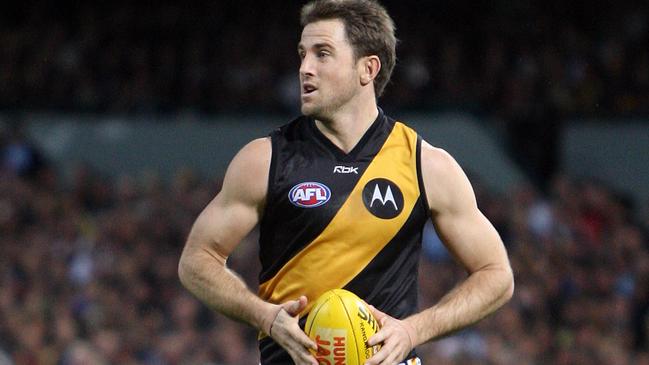 Joel Bowden during his playing days with Richmond. Picture: Faith Moran