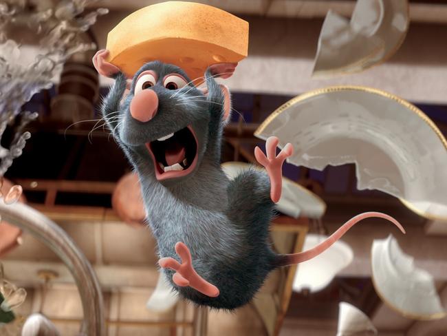 An instant classic ... The gourmet sewer rat in Ratatouille.