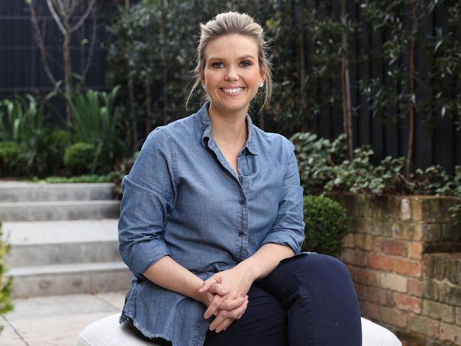 Edwina has announced on breakfast television that she is pregnant with her second child. Picture: Richard Dobson
