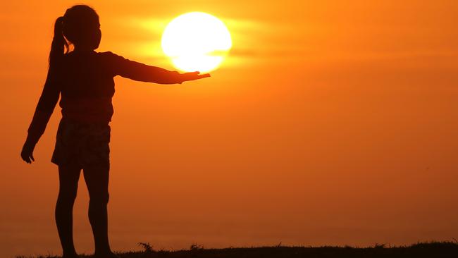 Meteorologists say average temperatures are steadily rising in Sydney. Picture: John Grainger