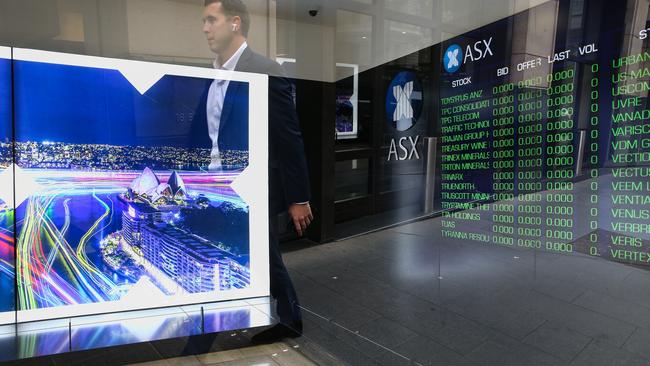 SYDNEY, AUSTRALIA : NewsWire Photos - SEPTEMBER 30 2024 ; A general view of the digital boards at the ASX in Sydney. Picture: NewsWire / Gaye Gerard