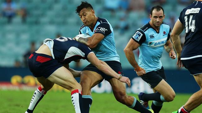 Waratahs chairmain Roger Davis doesn’t believe a new, larger capacity stadium would improve crowds. Pic Brett Costello