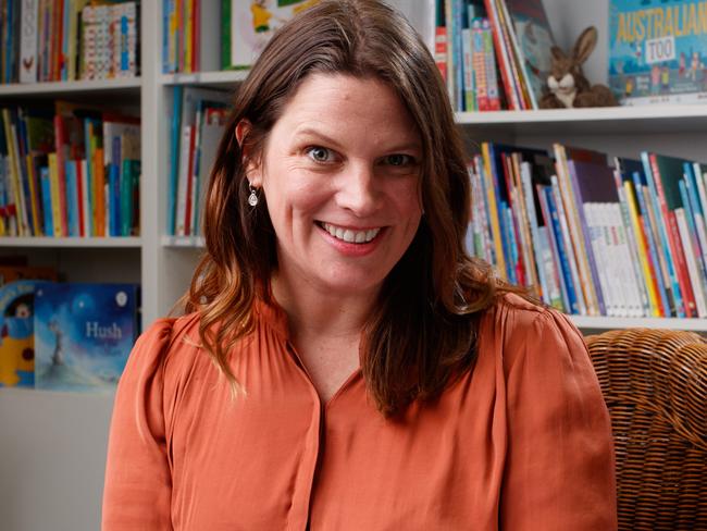 Kate Ellis for story on literacy program she is running pictured in Adelaide on June 3, 2022. Picture Matt Turner.