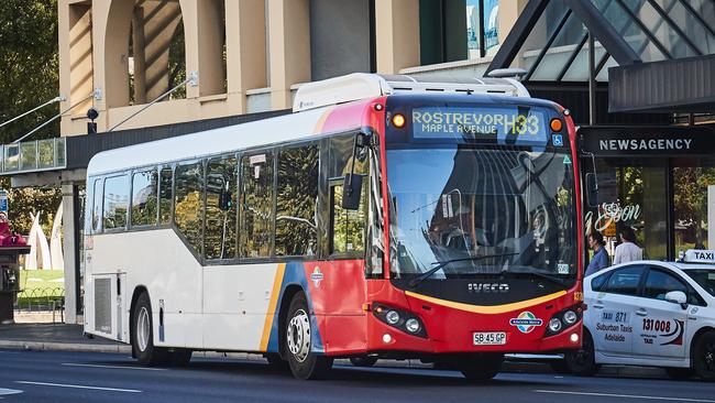 Rachel Lewis has been refused bail after allegedly throwing a drink and stabbing a bus driver with scissors. Picture: MATT LOXTON