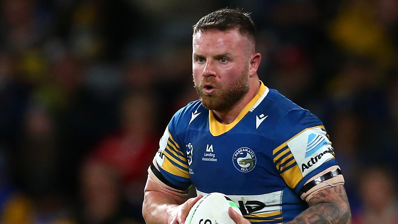 Parramatta lock Nathan Brown is set to sign a multi-year contract extension at the Eels. Picture: Matt Blyth/Getty Images.