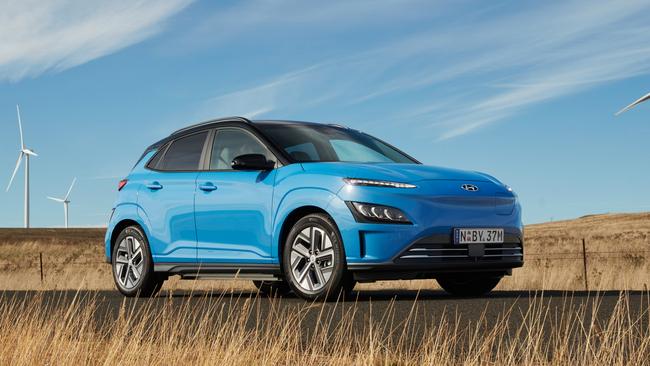 The Hyundai Kona EV has a driving range of up to 484km.