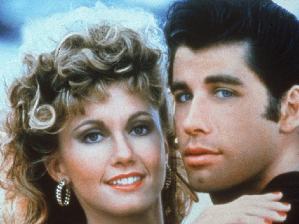 Nine screened the classic movie Grease, starring Olivia Newton-John and John Travolta, on Tuesday.