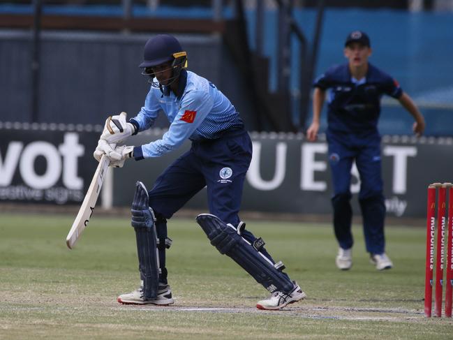 Arjun Nadadurr batting for Parramatta. Picture: Warren Gannon Photography