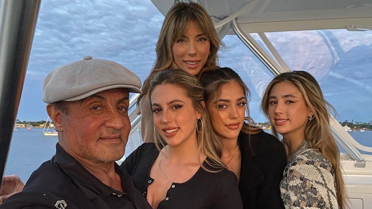 The couple, seen here with their daughters, are splitting after 25 years together. Picture: Instagram