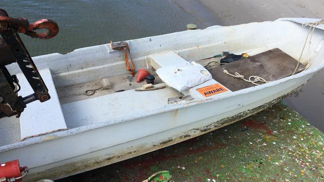 One of the dilapidated vessels removed from Gold Coast waters by Gold Coast Waterways Authority as part of the statewide War on Wrecks program.