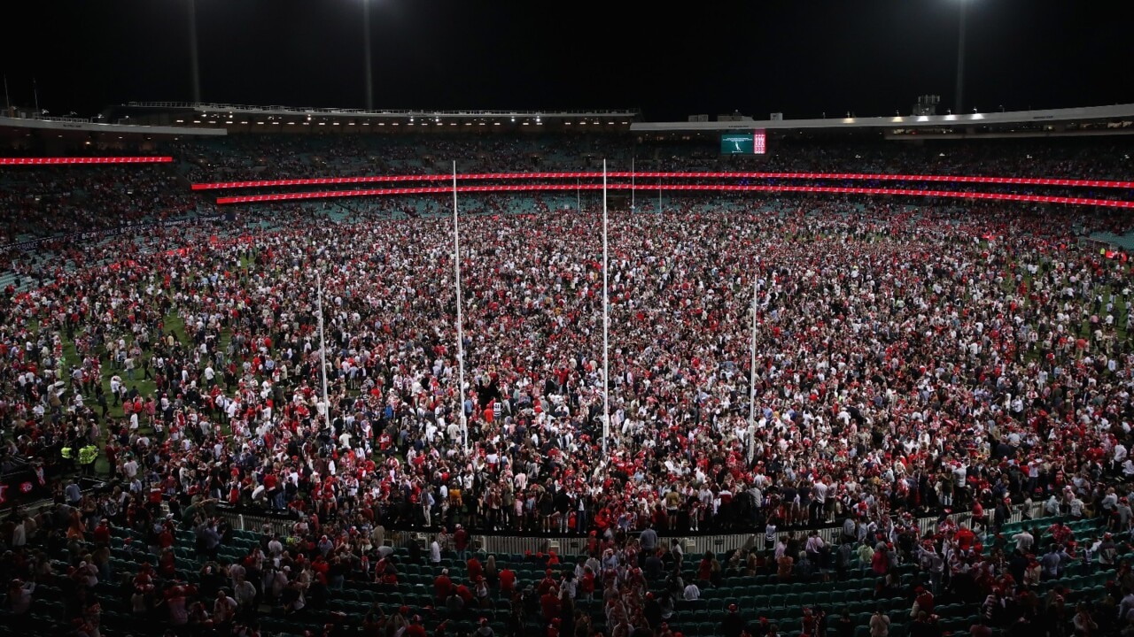 'Party time' at SCG over Buddy Franklin shows COVID restrictions are 'more for show'