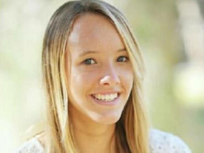 A supplied image of Laeticia Brouwer, the 17-year-old who died after being attacked by a shark near Esperance on Monday. Picture: AAP image/WA police