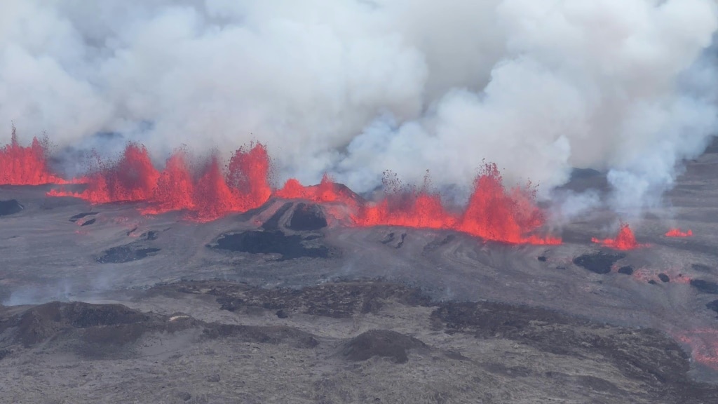 Lava Spews Again From Volcanic Eruption In Iceland 