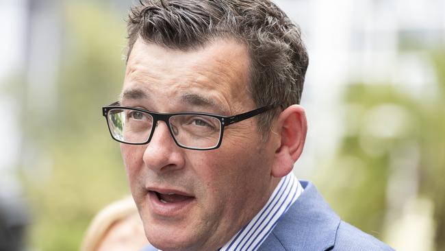 Carving it up: Victorian Premier Daniel Andrews has split the government department responsible for agriculture into two parts. Picture: AAP