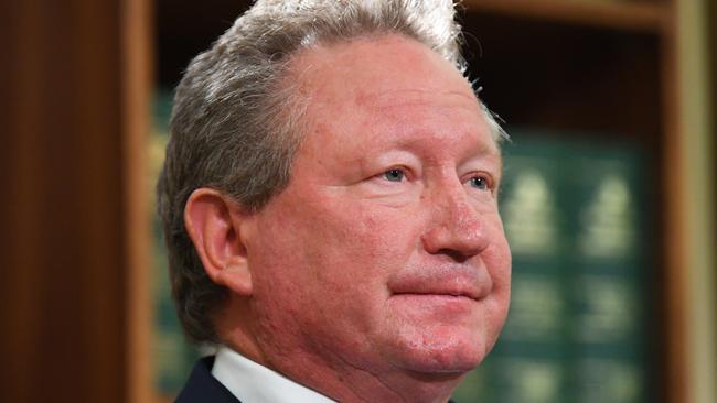 Businessman Andrew Forrest. Picture: AAP