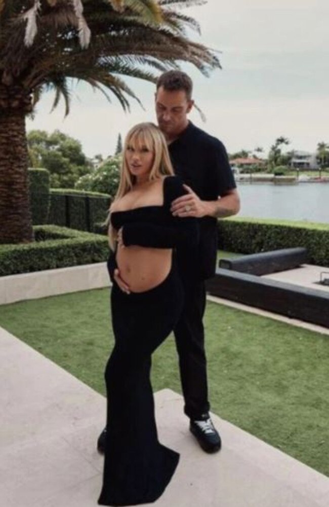 Tammy revealed in December last year her and Matt were expecting their first child together. Picture: Instagram/TammyHembrow