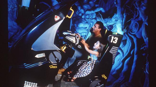 The ghost hunters ride at Sega World. Picture: News Corp Australia 