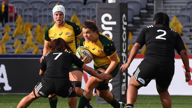 Wallaroos powerhouse Grace Hamilton is set to make her Roosters debut. Picture: AAP/Dave Hunt