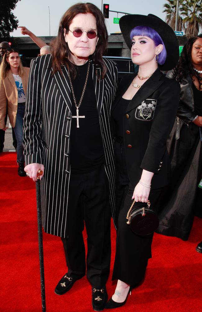 Ozzy Osbourne and Kelly Osbourne. Picture: Getty Images