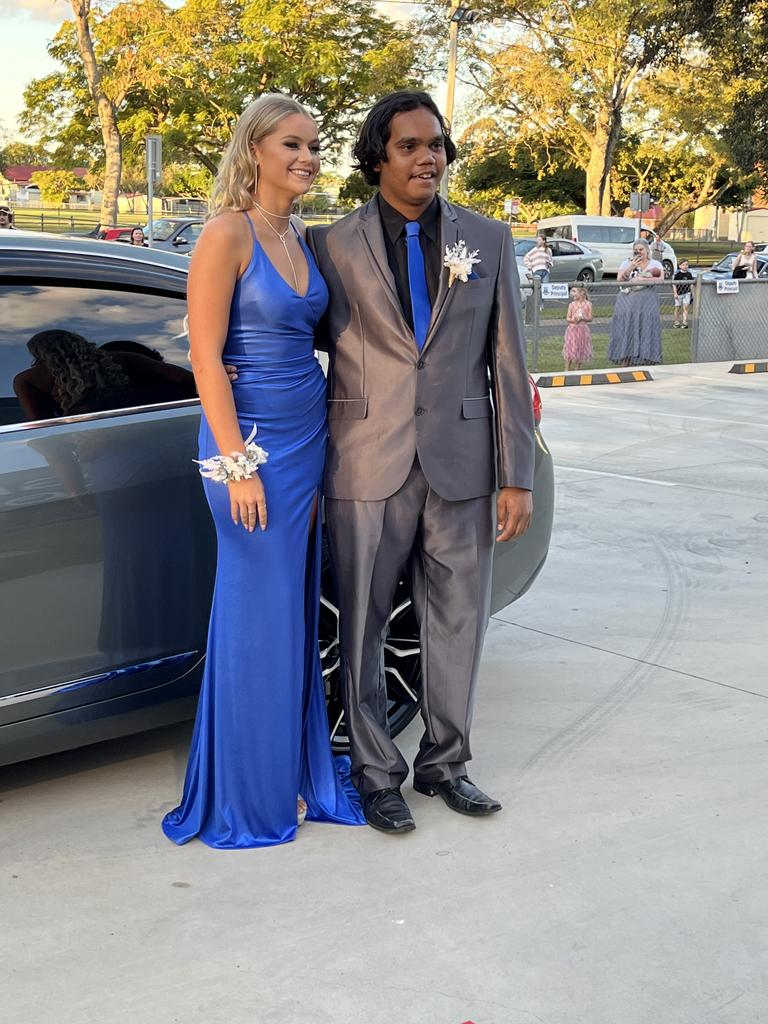 Students arrive at Maryborough State High School's formal.