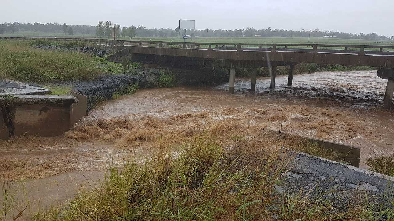 Flooding near Oakey. Photo Lydia Janee