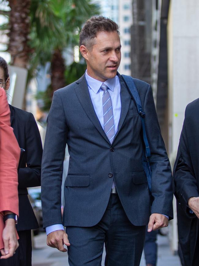 The Project producer Angus Llewellyn spoke about the case in court. Picture: NCA NewsWire / Christian Gilles