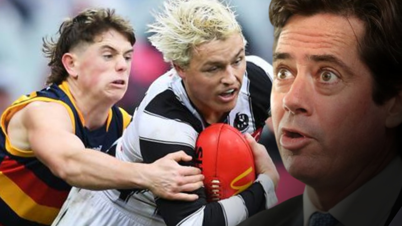 Gillon McLachlan has revealed why the AFL has addressed the hot issue of headhigh free kicks.