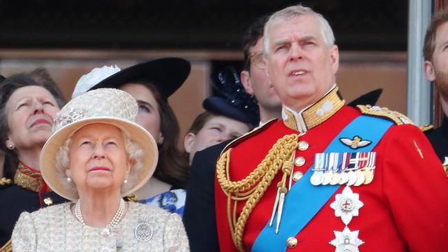 Queen Elizabeth II and her favourite son, Prince Andrew.