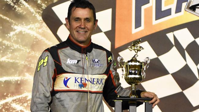 Four-time Australian Sprintcar Champion Kerry Madsen is also a three-time Grand Annual winner in Warrnambool. Picture: Tony Loxley