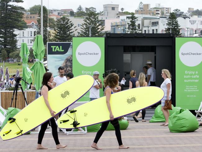 The TAL SpotChecker at Bondi Beach.