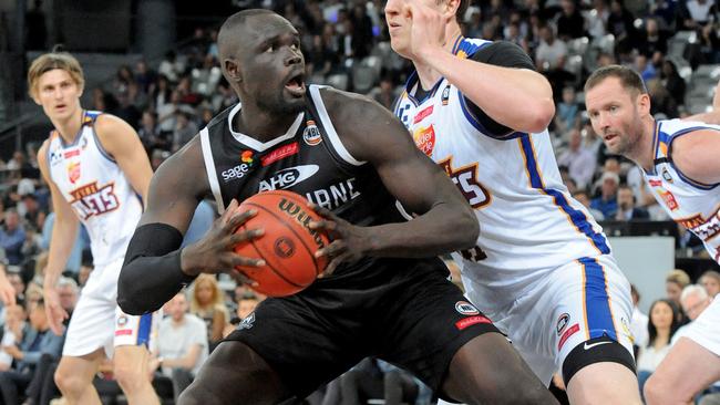 Majok Majok is a force for Melbourne United, but can he mix it with the big boys. Picture: AAP