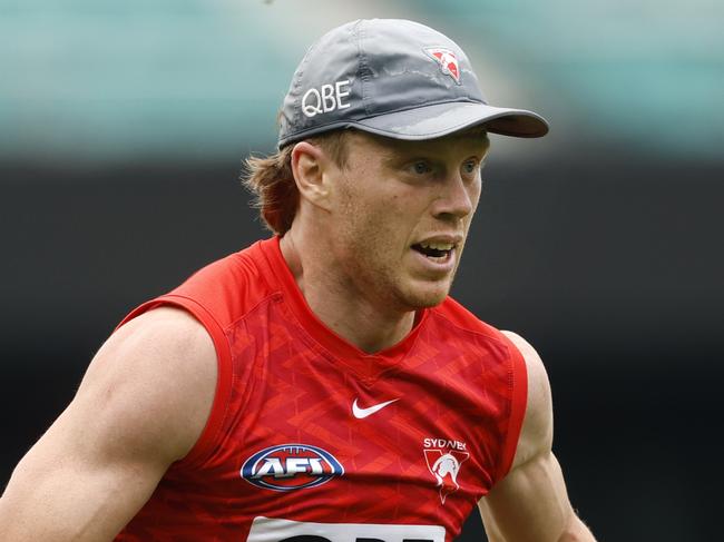 Callum Mills during the Swans main training session at the SCG on September 25, 2024 ahead of the AFL Grand Final this week against the Brisbane Lions at the MCG. Photo by Phil Hillyard(Image Supplied for Editorial Use only - **NO ON SALES** - Â©Phil Hillyard )