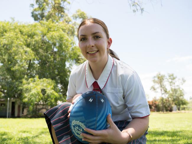 St Saviour's College 2024 Dux and U19s Western Clydesdales star Eliza Morcom is going on to study paramedicine at UniSQ next year after receiving an ATAR of 98.45/