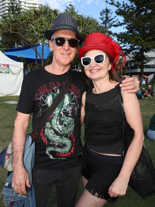 Marcel and Lucy De Vriend at Cooly Rocks On festival. Picture: Annette Dew