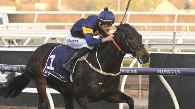 Munhamek made it three wins in a row in the Winter Championship Series Final at Flemington on Saturday. Picture: Vince Caligiuri/Getty Images