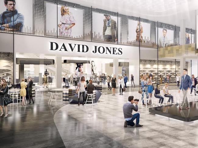 David Jones is getting a huge facelift.