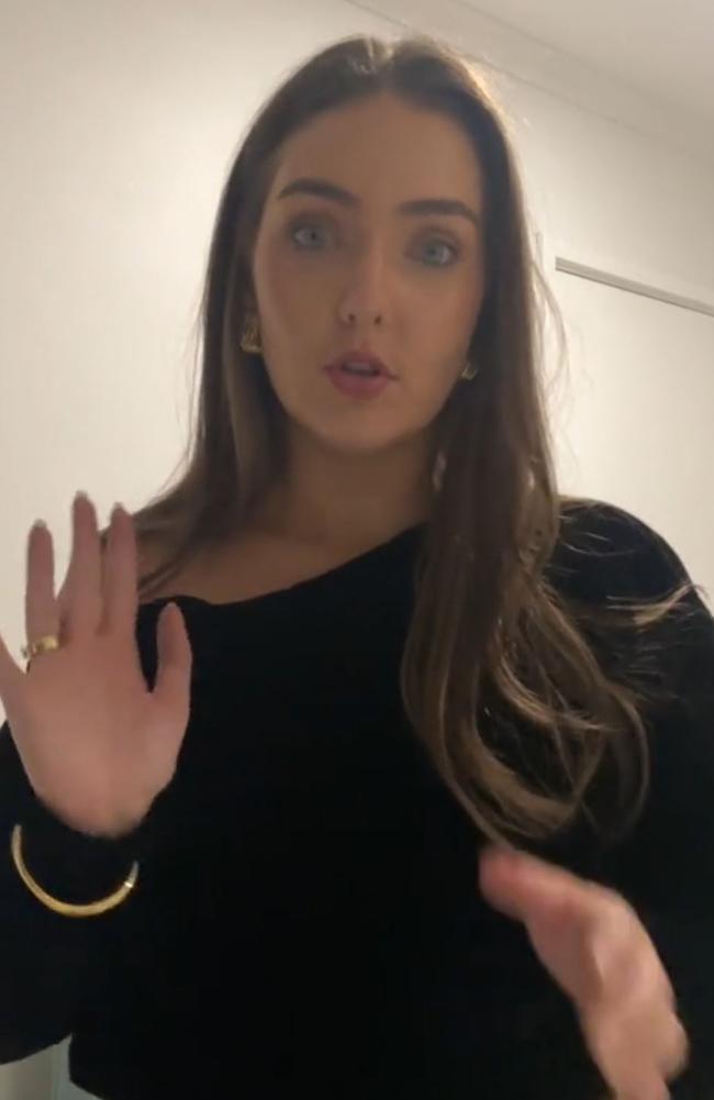 She shared a "scary" Uber experience. Picture: TikTok/@gemdimond