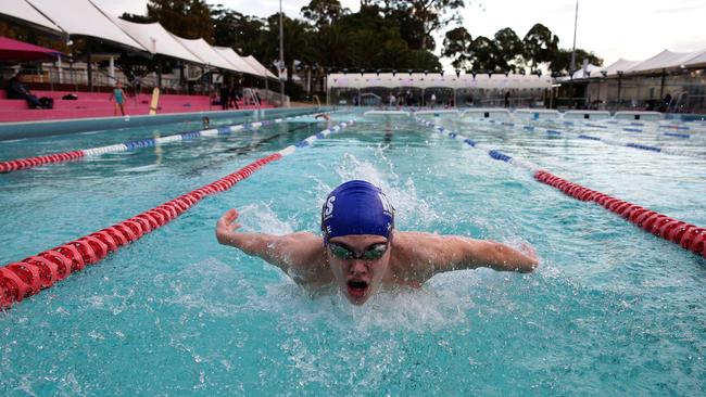 Tim Hodge won 17 medals at the Pacific School Games in Adelaide last month