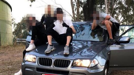 Alleged members of Brisbane’s ‘Southside Gang’.