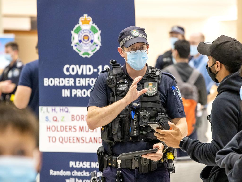 Those at the airport at the same time were deemed casual contacts. Picture: Richard Walker