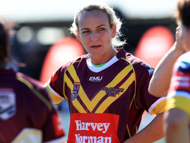 Kate Haren in action during the women’s national championships clash between Queensland Country and NSW City. Picture: Adam Head