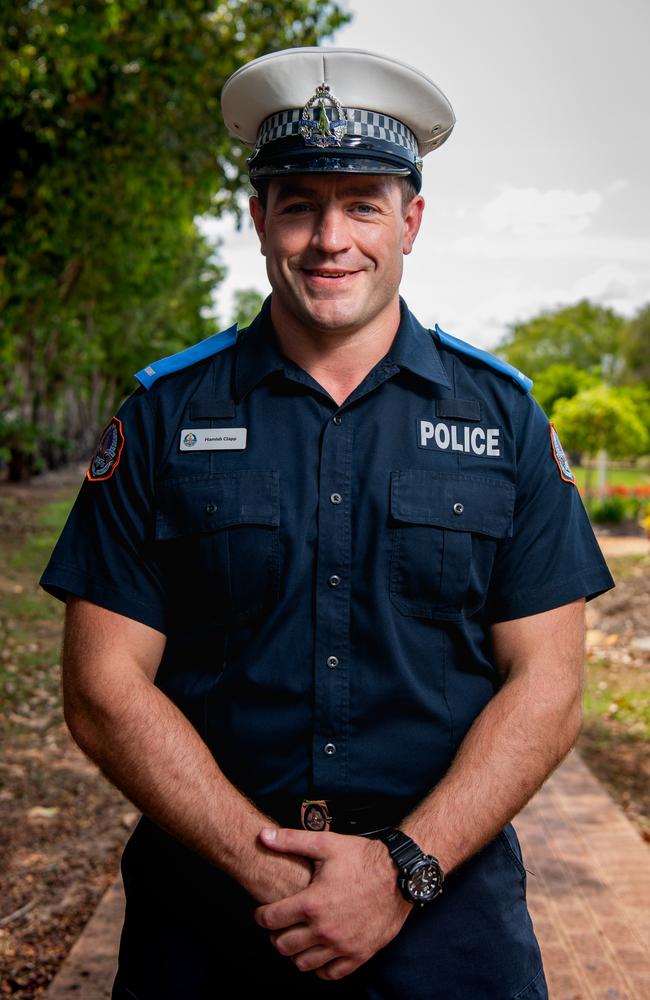 Recruit Constable Hamish Clapp will be heading to Alice Springs. Picture: Pema Tamang Pakhrin