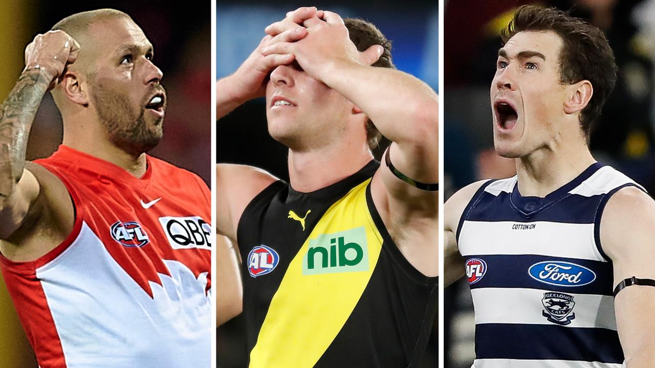 The AFL Round 18 Power Rankings.
