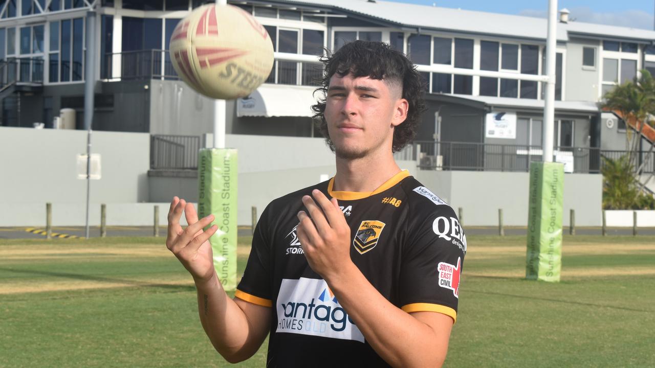 Sunshine Coast Falcons Mal Meninga Cup player for 2023, Jayden Smith. Picture: Eddie Franklin